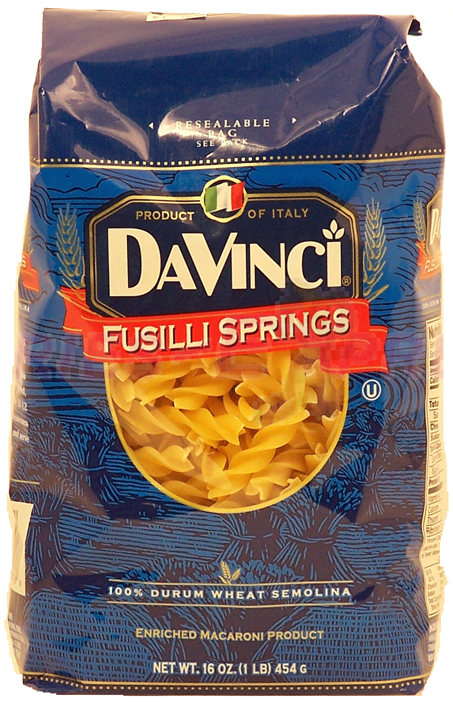 Da Vinci  pasta fusille springs Full-Size Picture